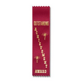 Outstanding Achievement 2"x8" Stock Lapel Award Ribbon (Pinked)